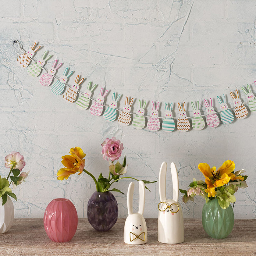 Pastel Bunny Garland Set of 2