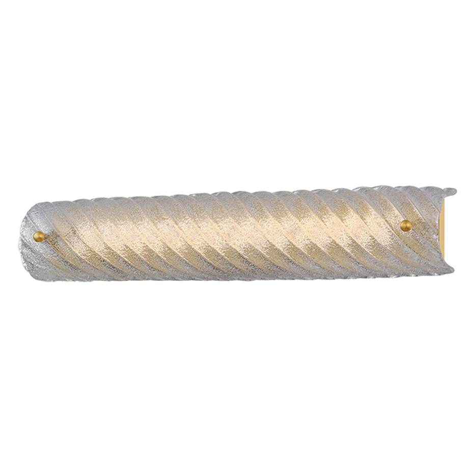 Hudson Valley Lighting Gretna Small Wall Sconce in Aged Brass, primary product view
