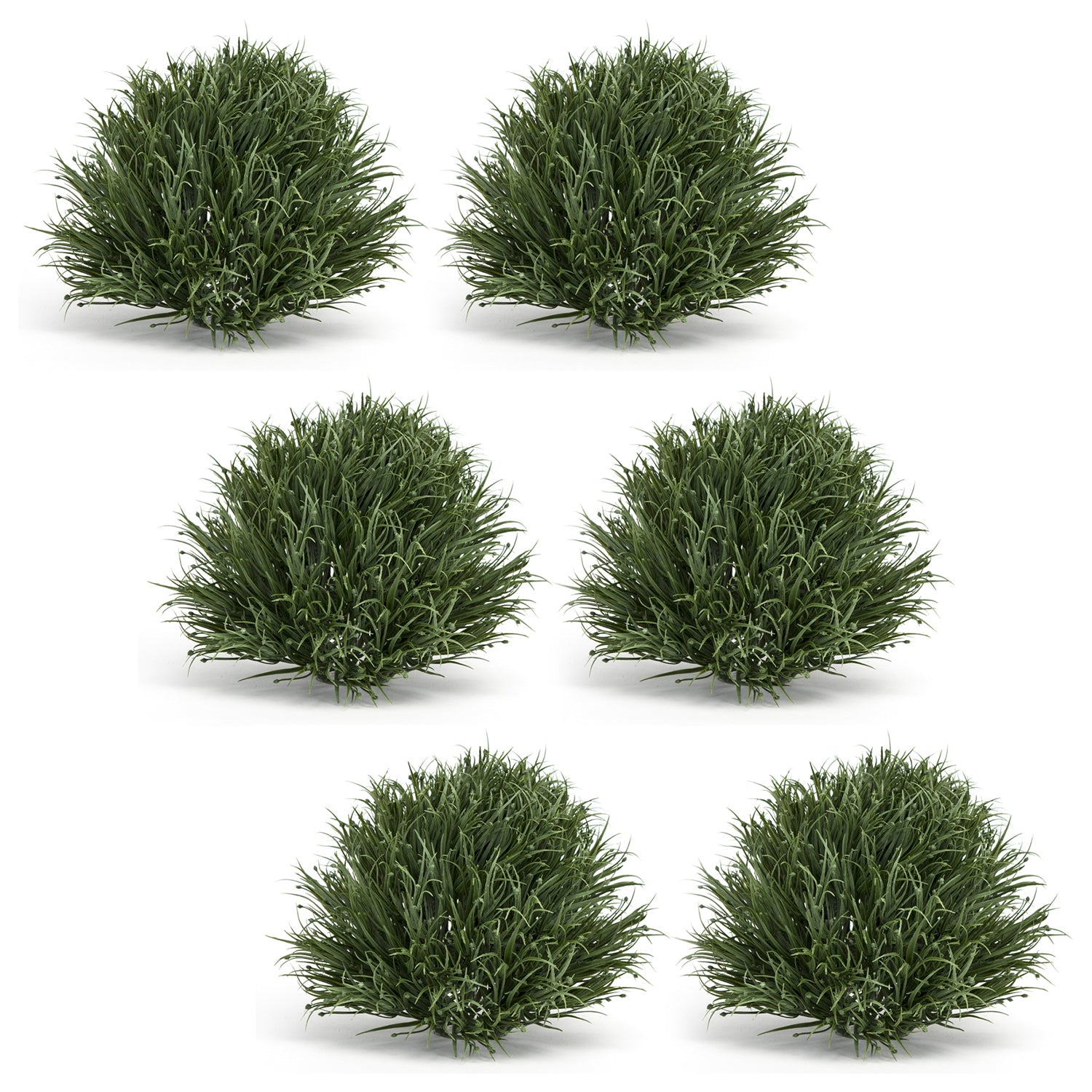 Spring Grass Half Orb Set of 6