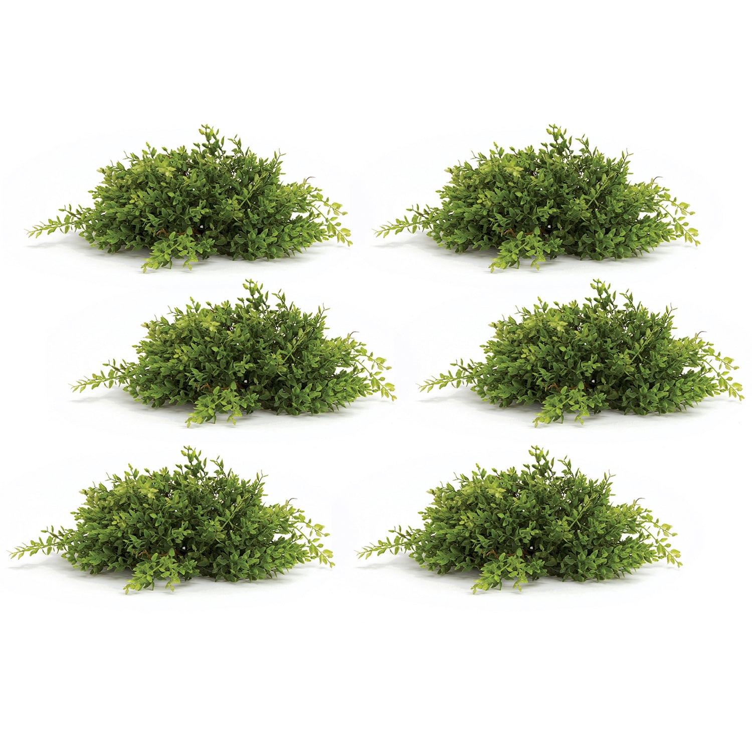 Spring Mini Leaf Foliage Half Orb Set of 6