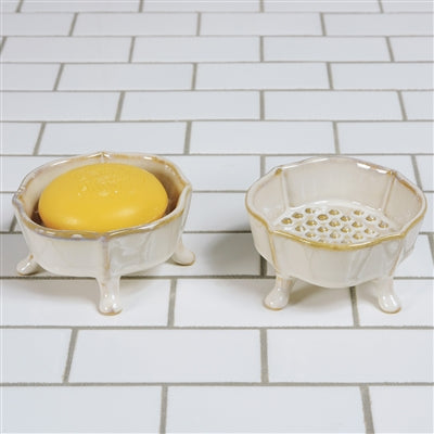 Rue Footed Soap Dish