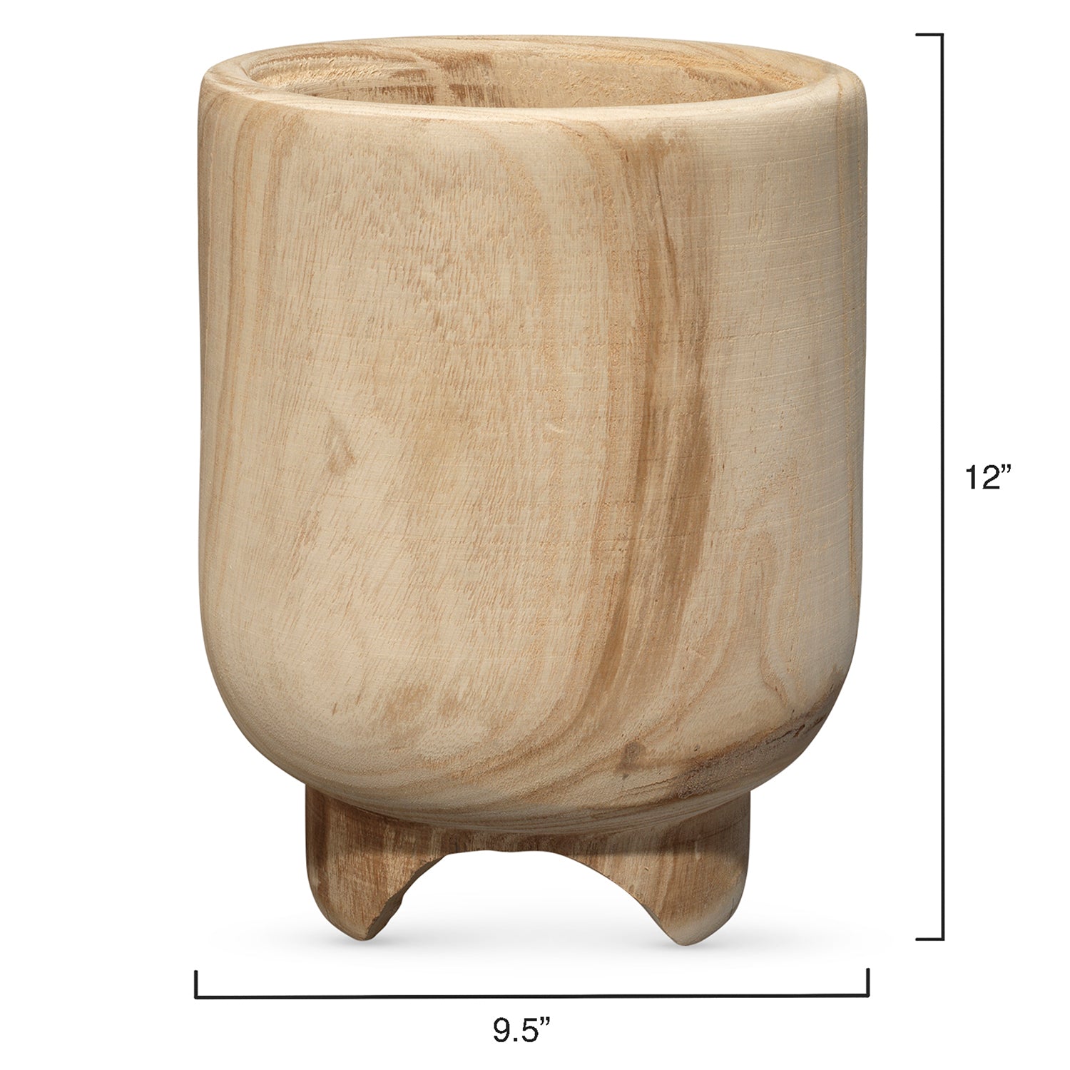 Jamie Young Canyon Wooden Vase