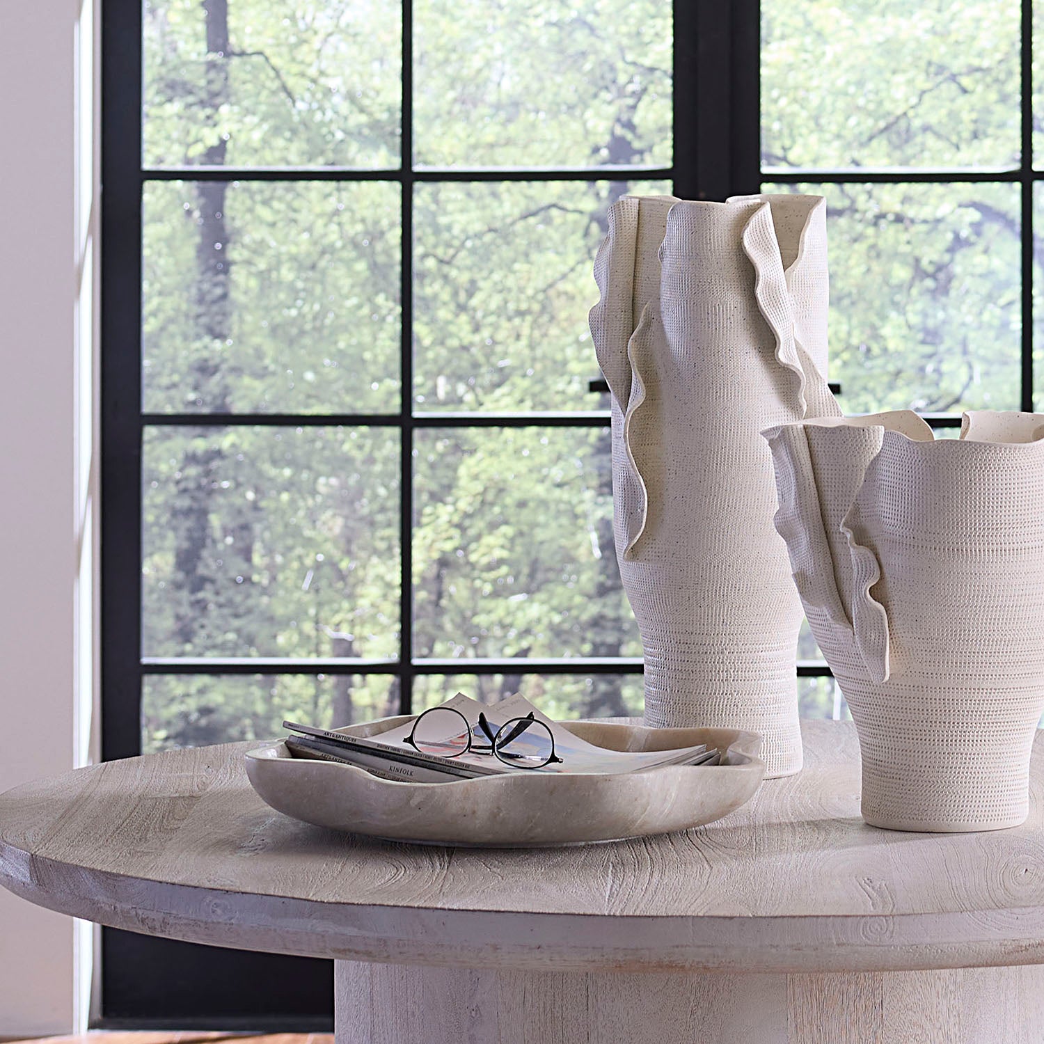 Jamie Young Frill Marble Bowl