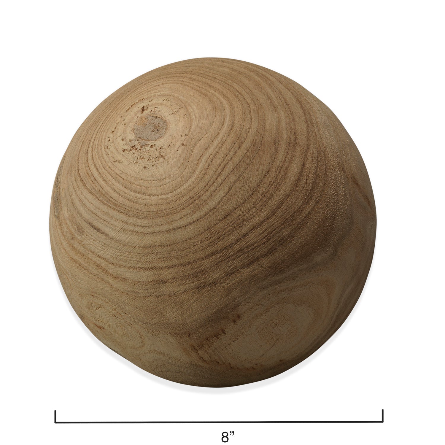 Jamie Young Malibu Wood Ball Set Of 3