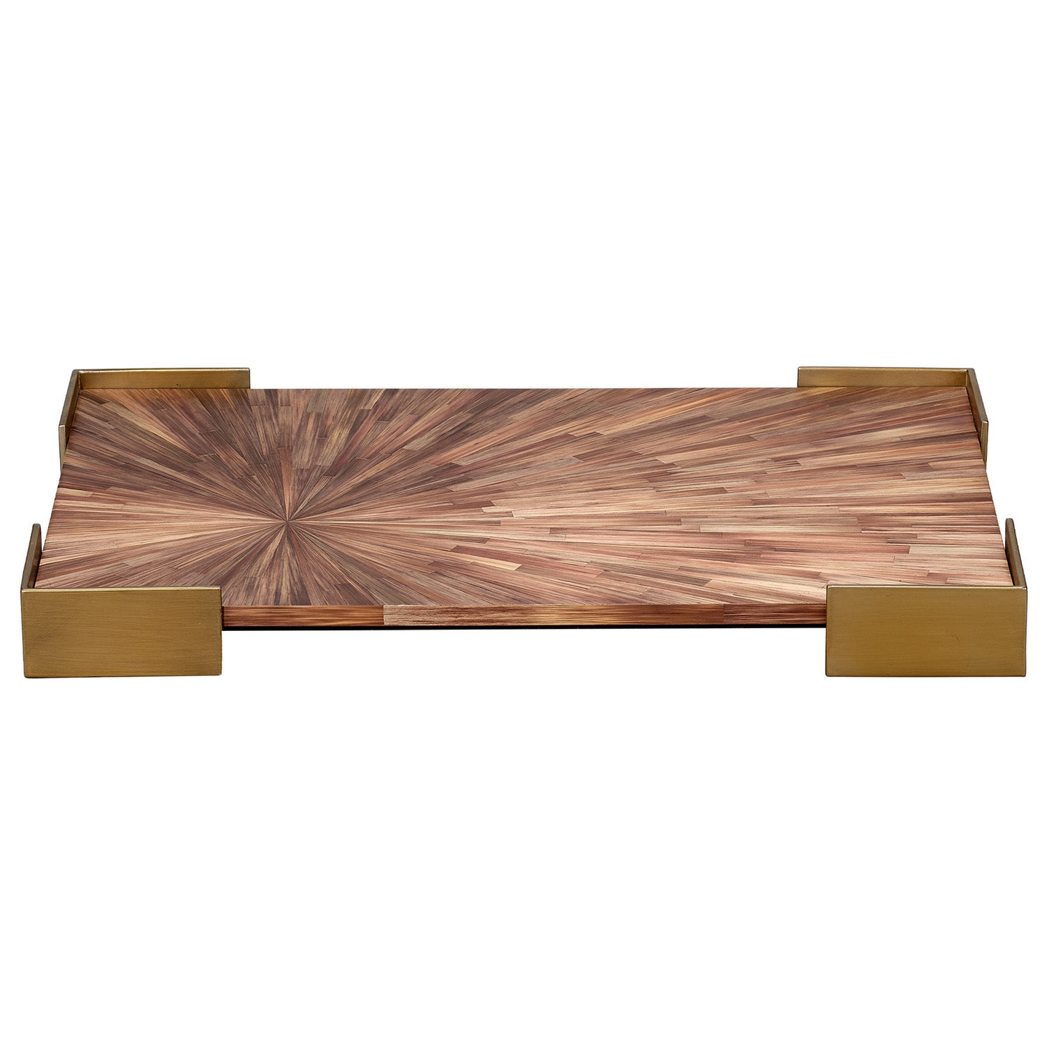 Jamie Young Palm Marquetry Tray