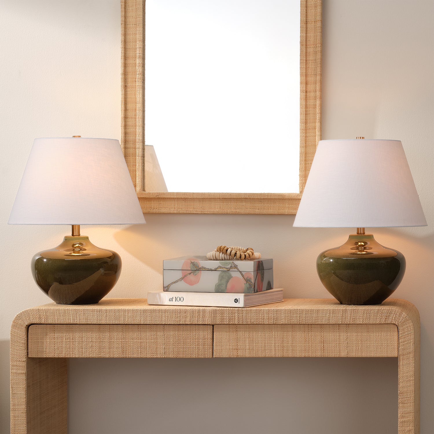 Jamie Young Persimmon Laquered Box