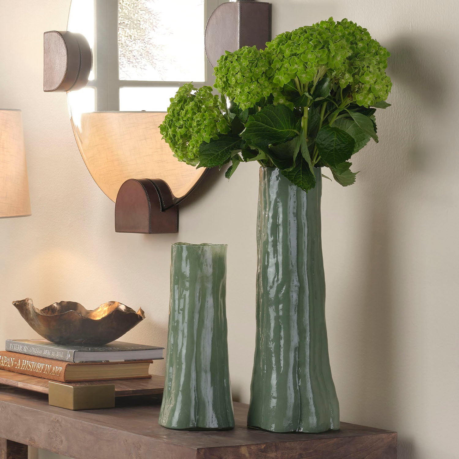 Jamie Young Green Sequoia Vase