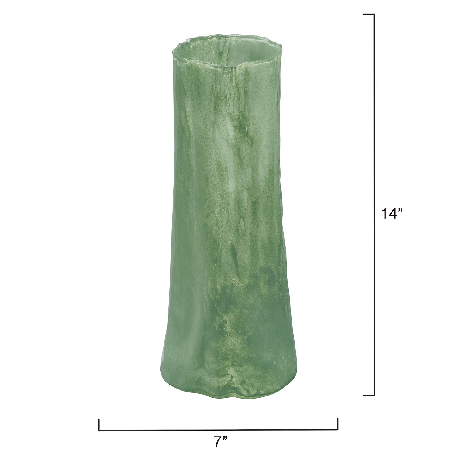 Jamie Young Green Sequoia Vase