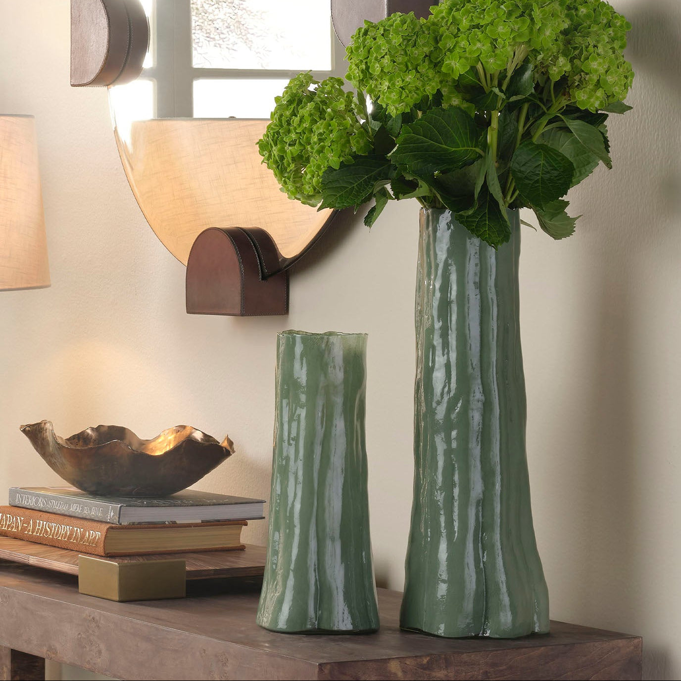 Jamie Young Green Sequoia Vase