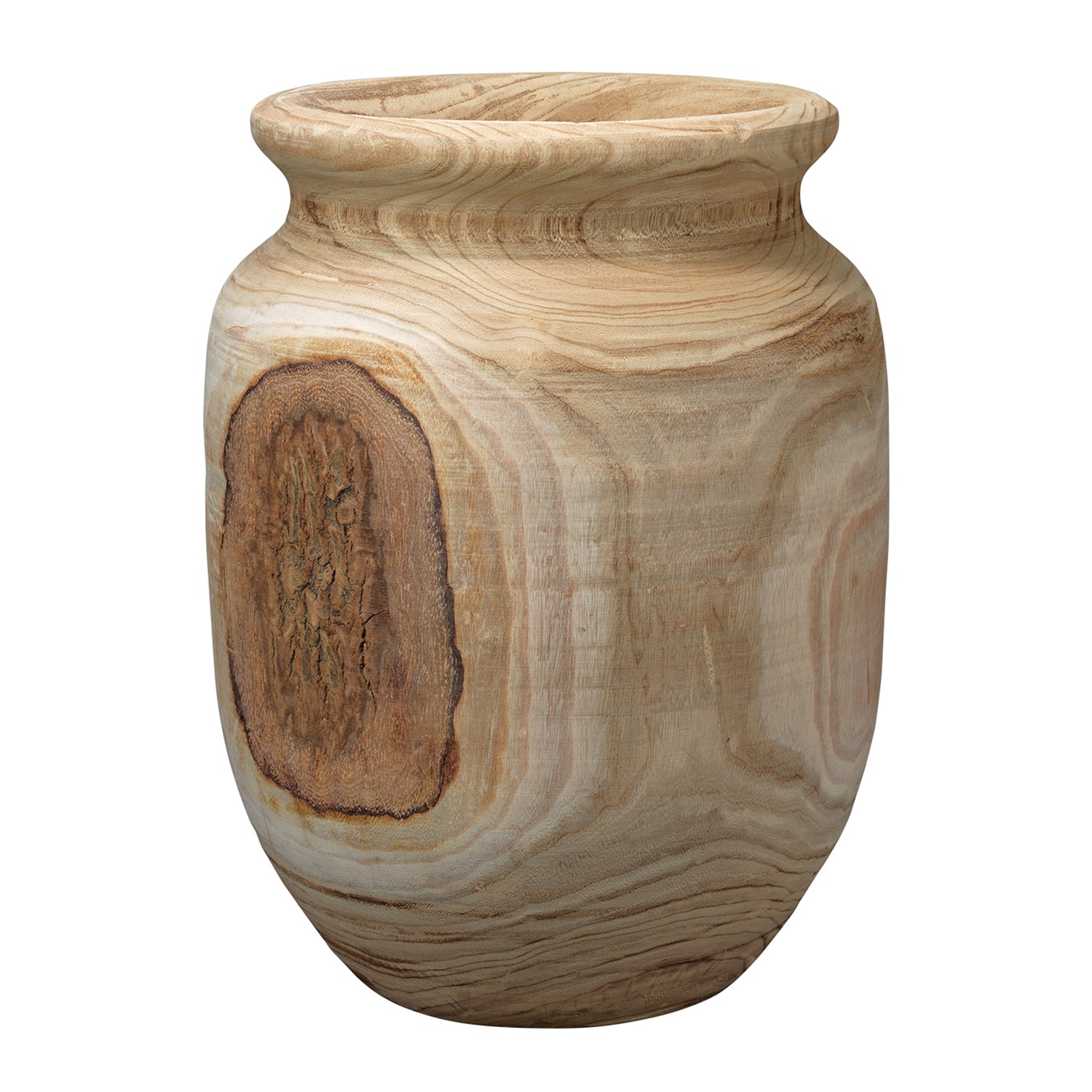 Jamie Young Topanga Wooden Vase