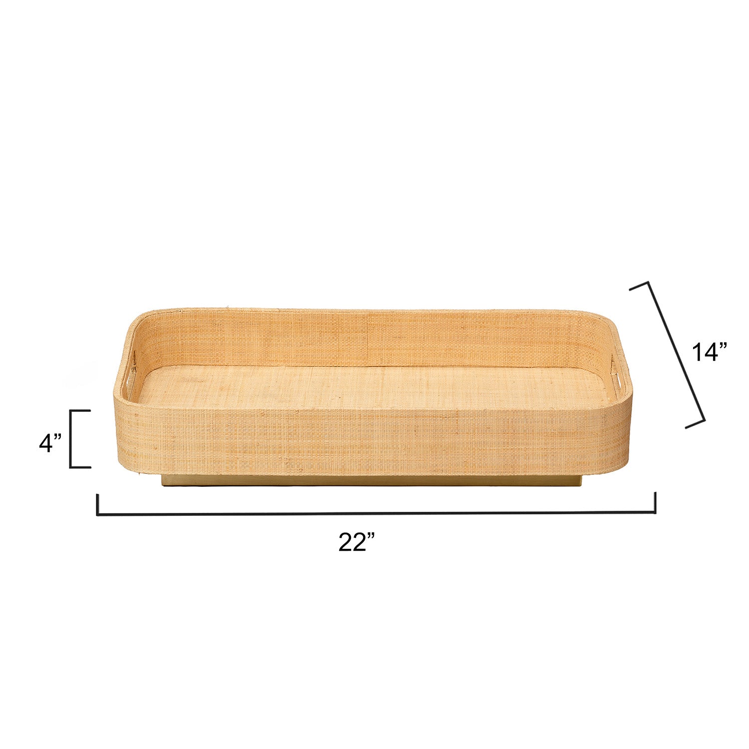 Jamie Young Utopia Footed Tray