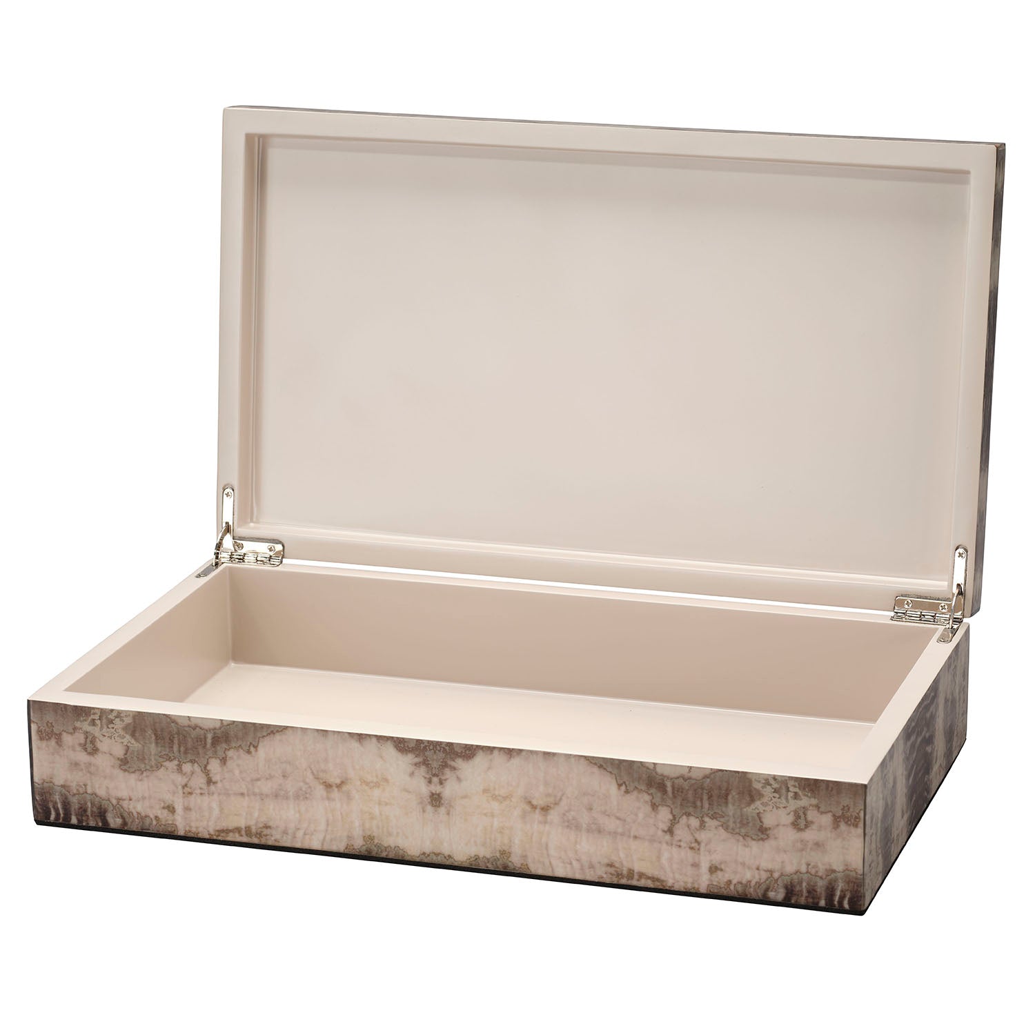 Jamie Young Venom Charcoal Lacquer Decorative Box