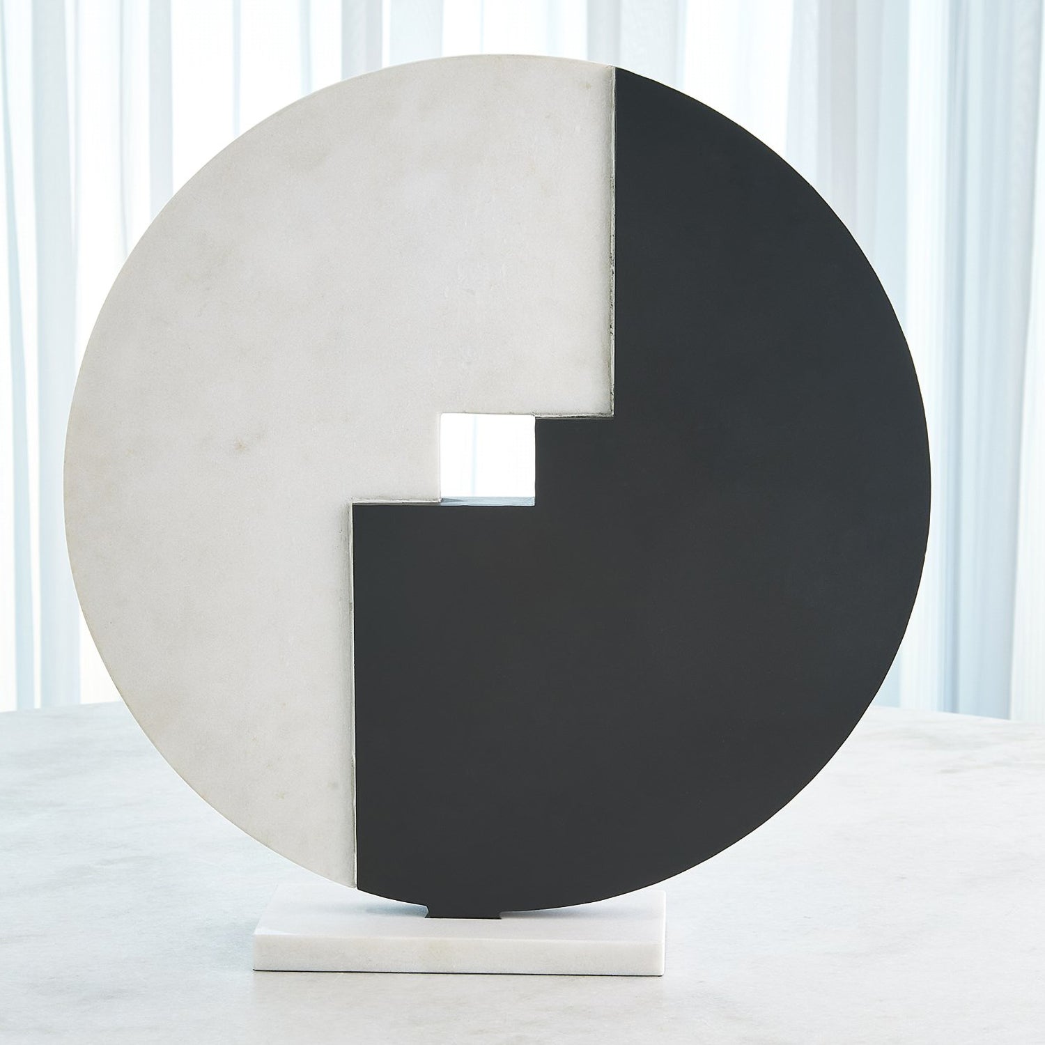 Global Views Stone Medallion Sculpture