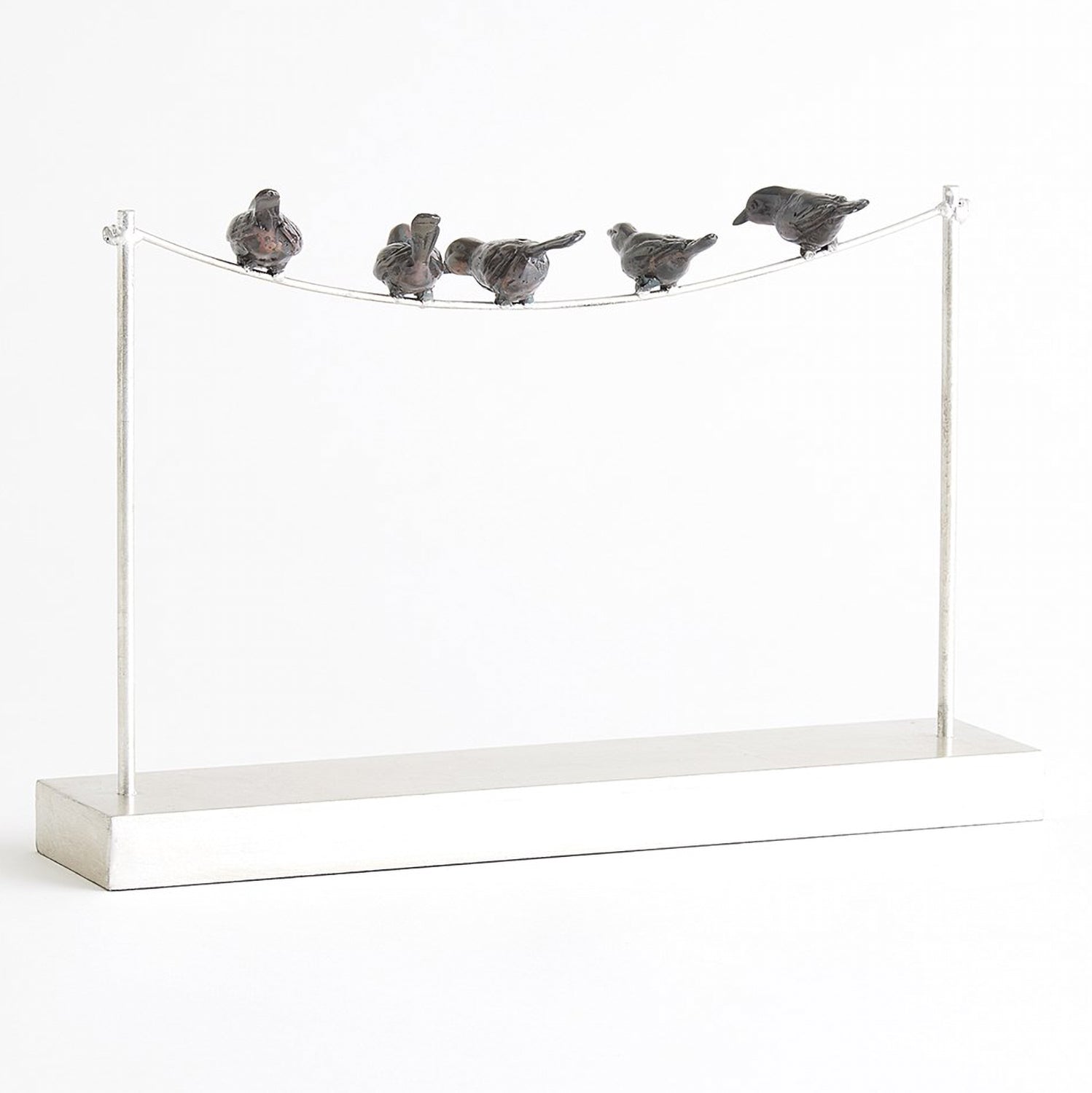 Global Views Birds on a Wire Sculpture