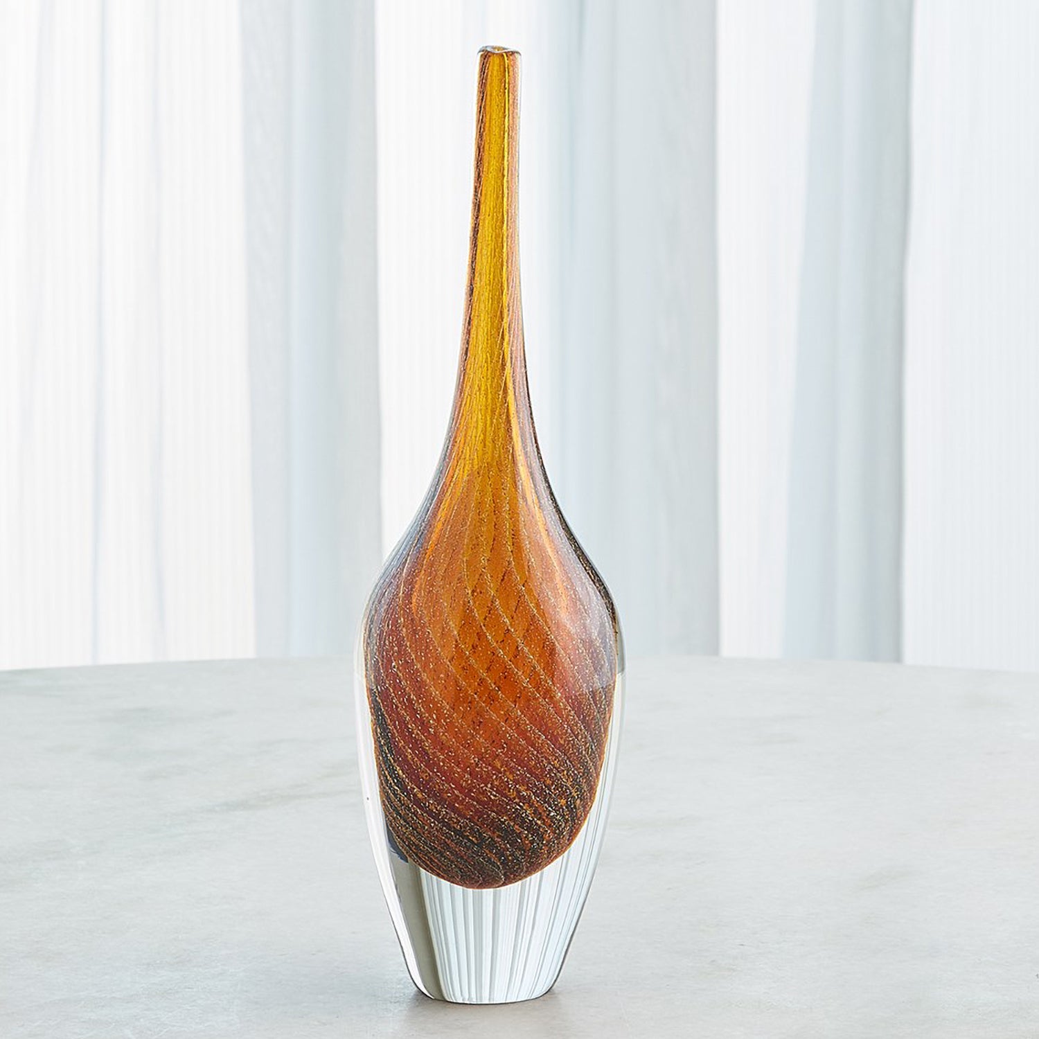 Global Views Flecked Spire Bottle