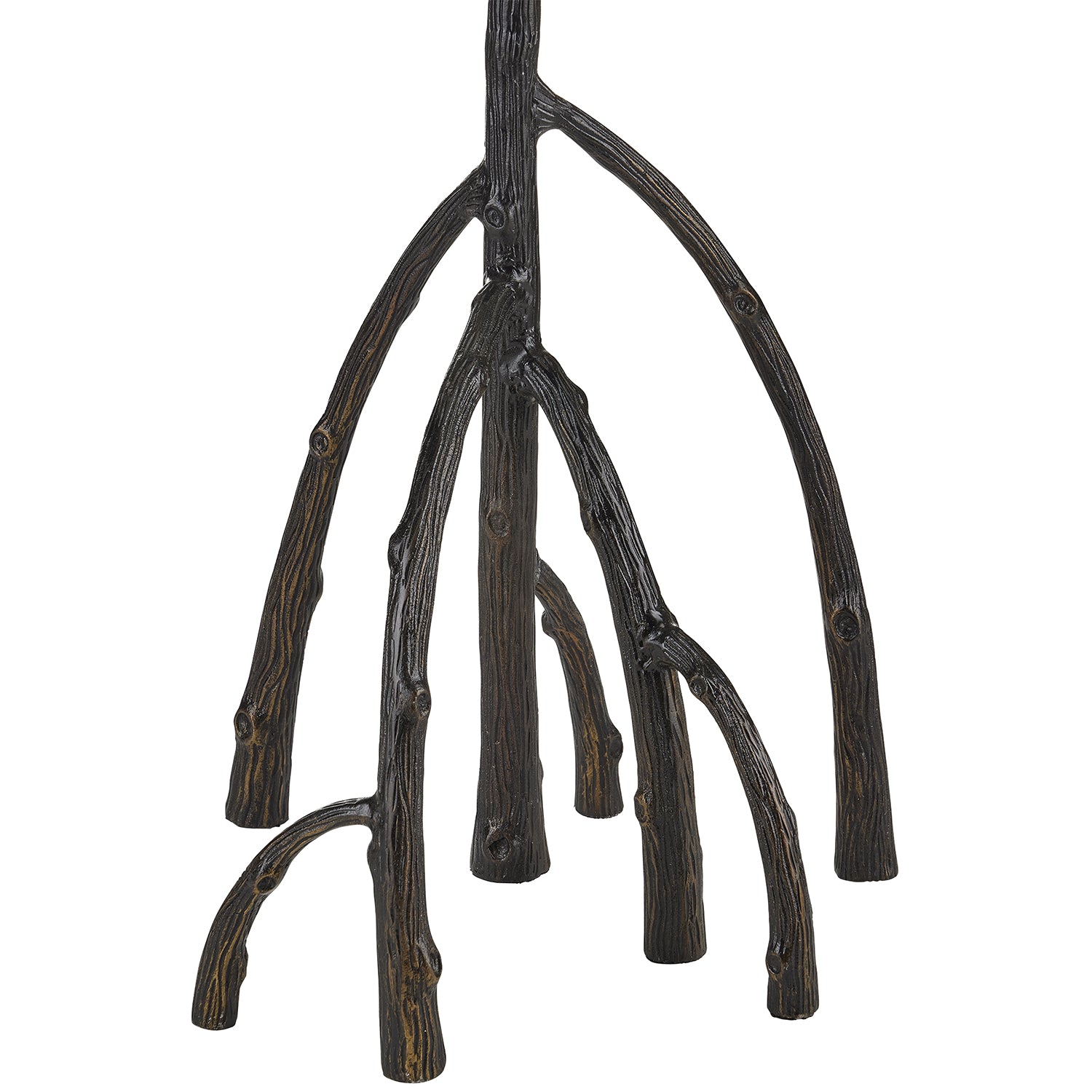 Currey & Co Mangrove Bronze Floor Lamp