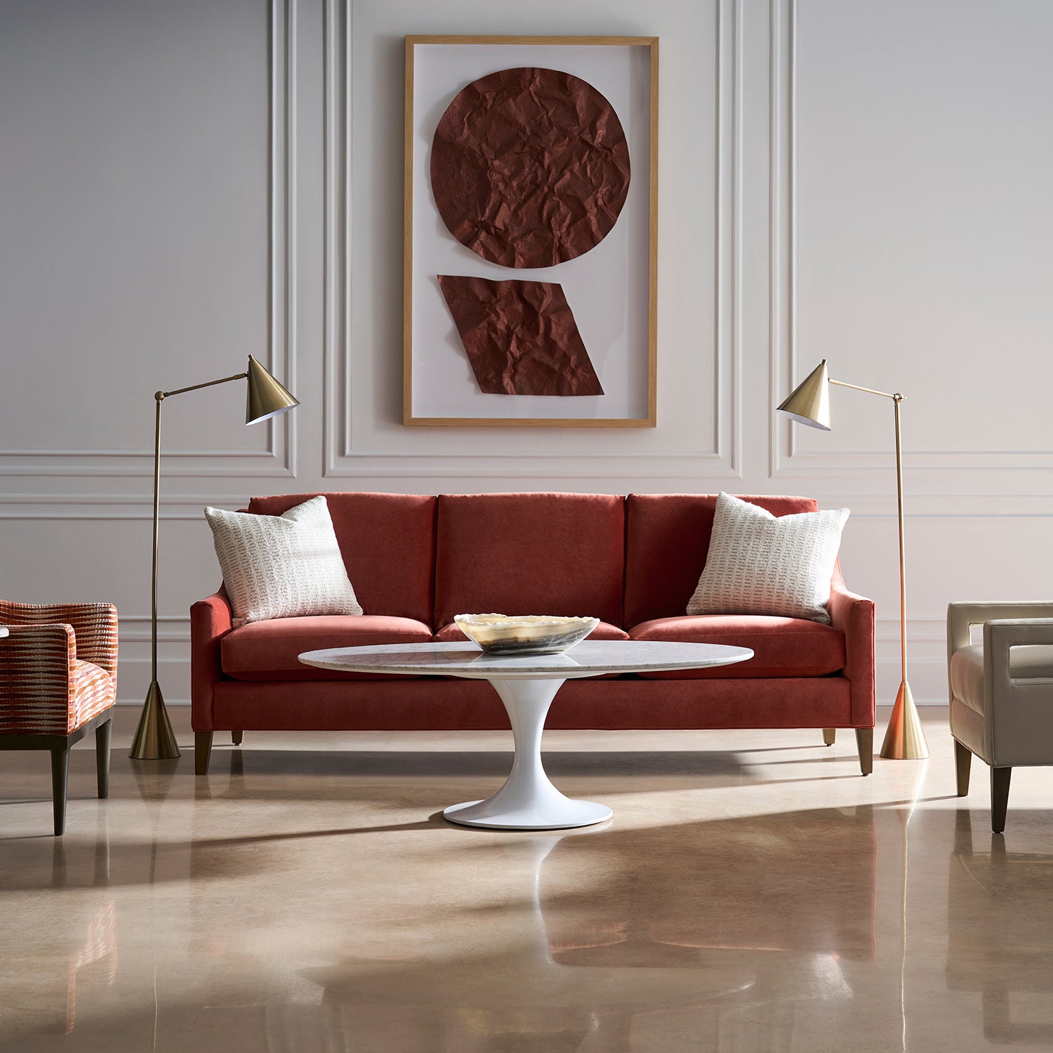 Fairfield Chair Massimo Tulip Blanca Cocktail Height Table Base