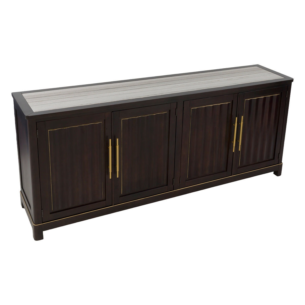 Fairfield Chair Matteo Aria Cafe Mocha Four Door Credenza