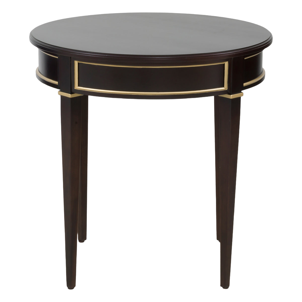Fairfield Chair Matteo Linea Cafe Mocha Round End Table Set of 2