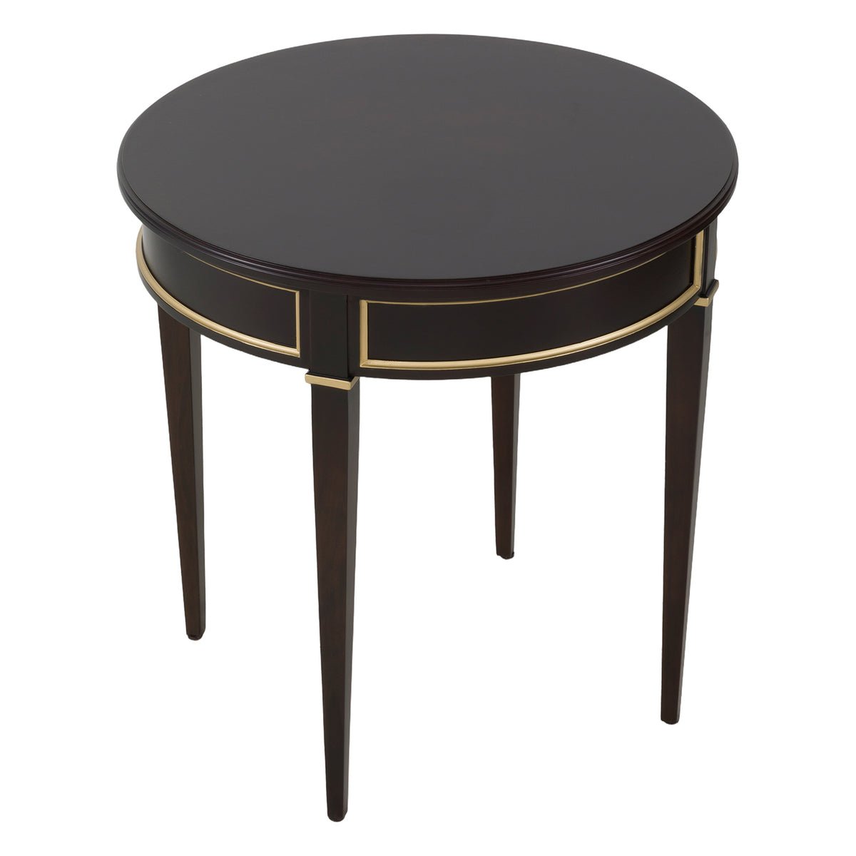 Fairfield Chair Matteo Linea Cafe Mocha Round End Table Set of 2