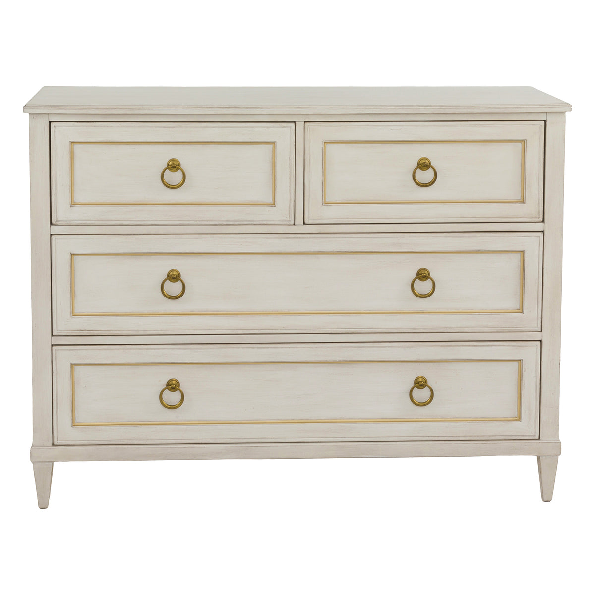 Fairfield Chair Matteo Palazzo Champagne Mist Four Drawer Chest