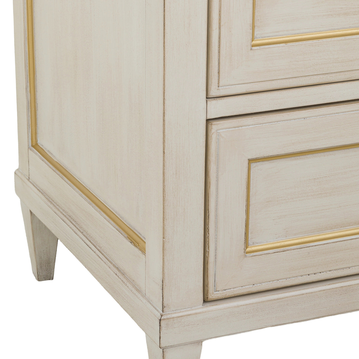 Fairfield Chair Matteo Palazzo Champagne Mist Three Drawer Nightstand Set of 2