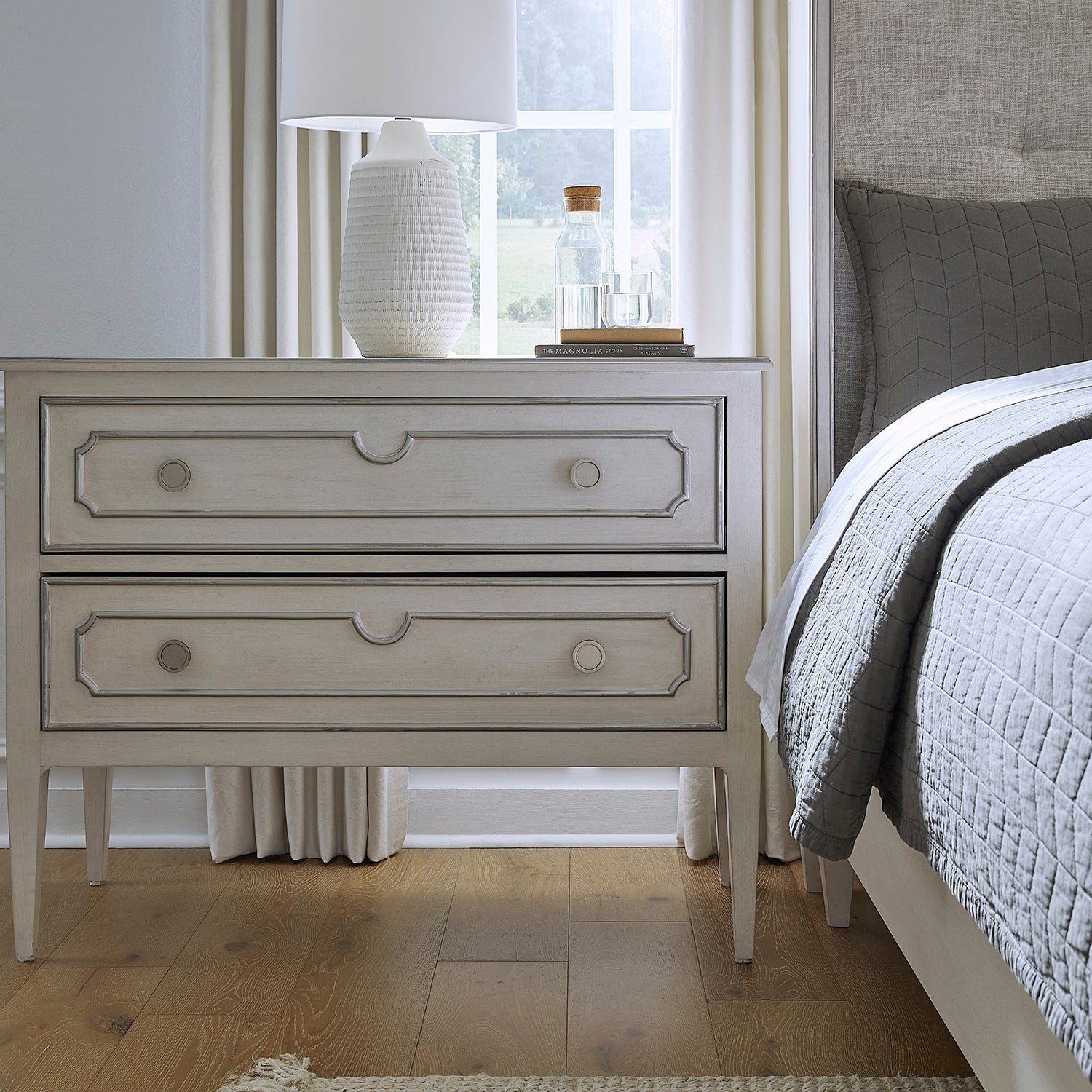 Fairfield Chair Camille Pewter Chest — view 3
