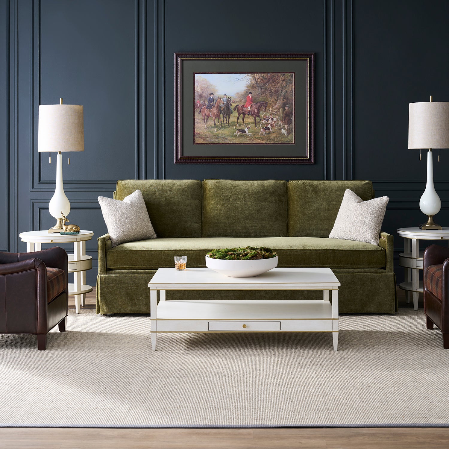 Fairfield Chair Camille Gold Round End Table Set of 2 — view 4