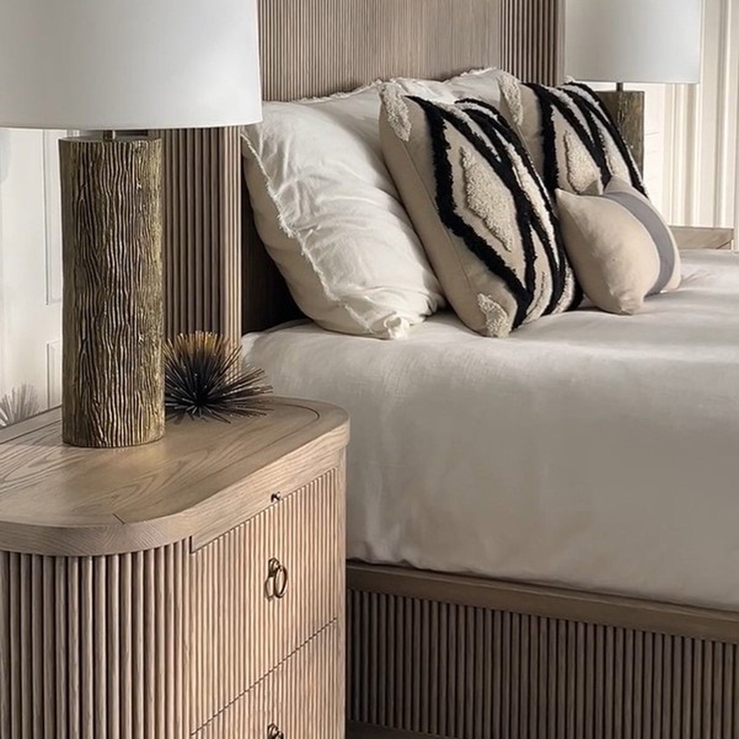Fairfield Chair Everett Demilune Nightstand