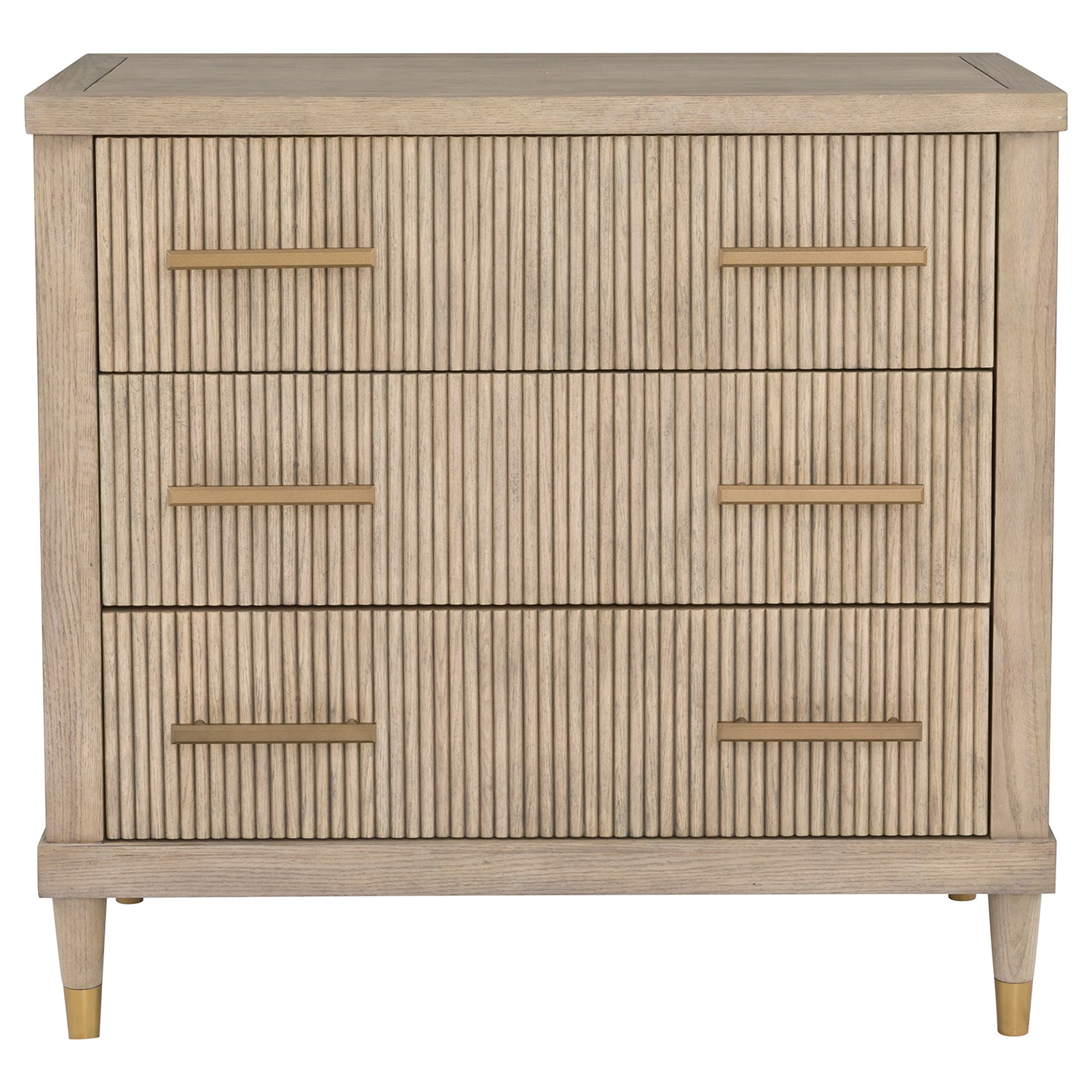 Everett Three Drawer Chest finish detail