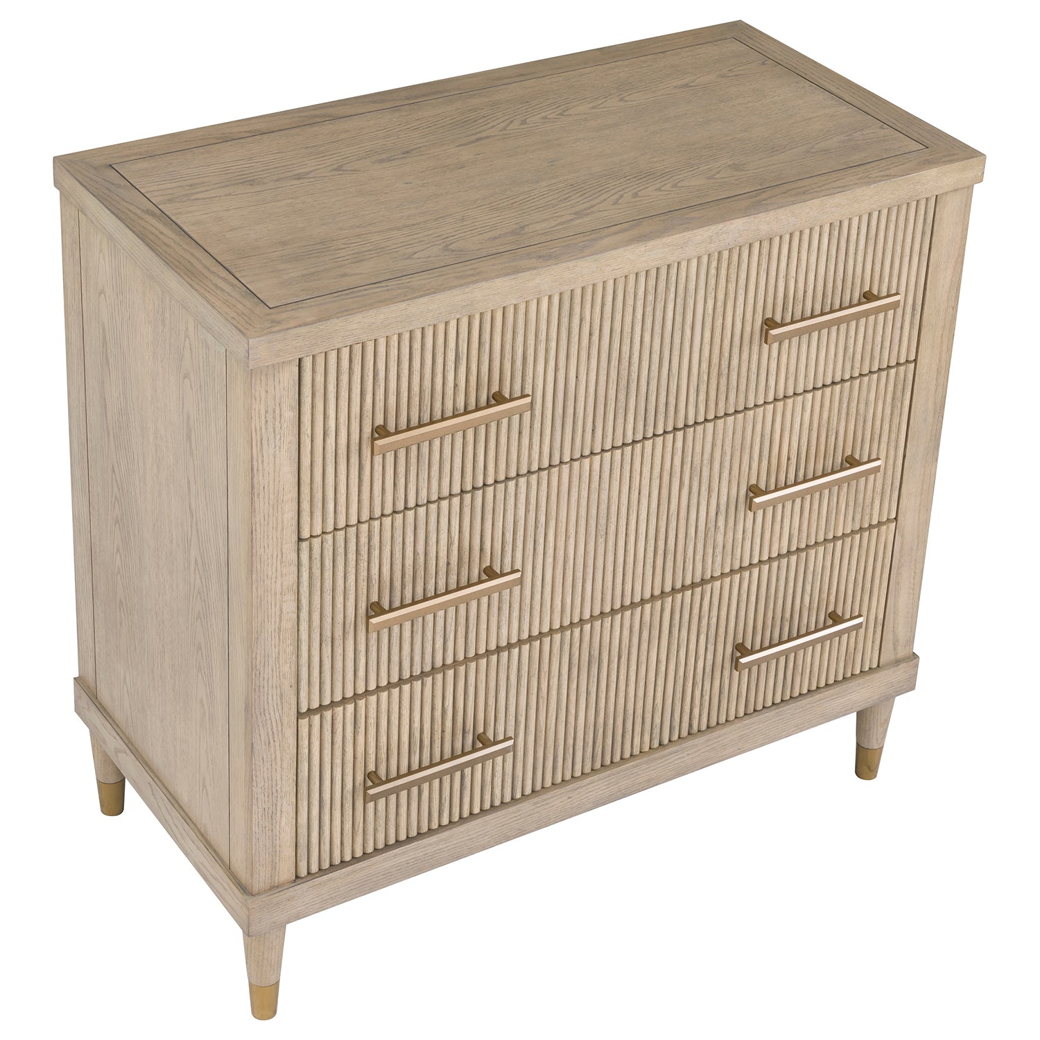 Everett Three Drawer Chest styling detail