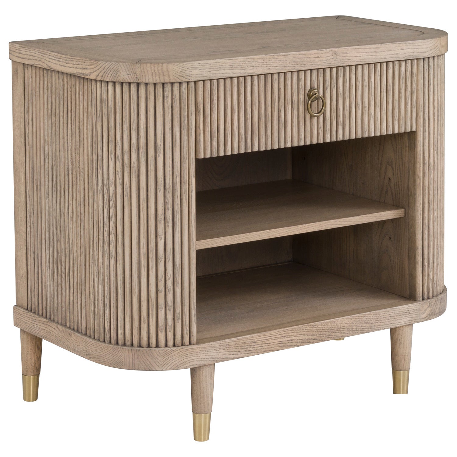 Fairfield Chair Everett Biscotti Demilune Nightstand