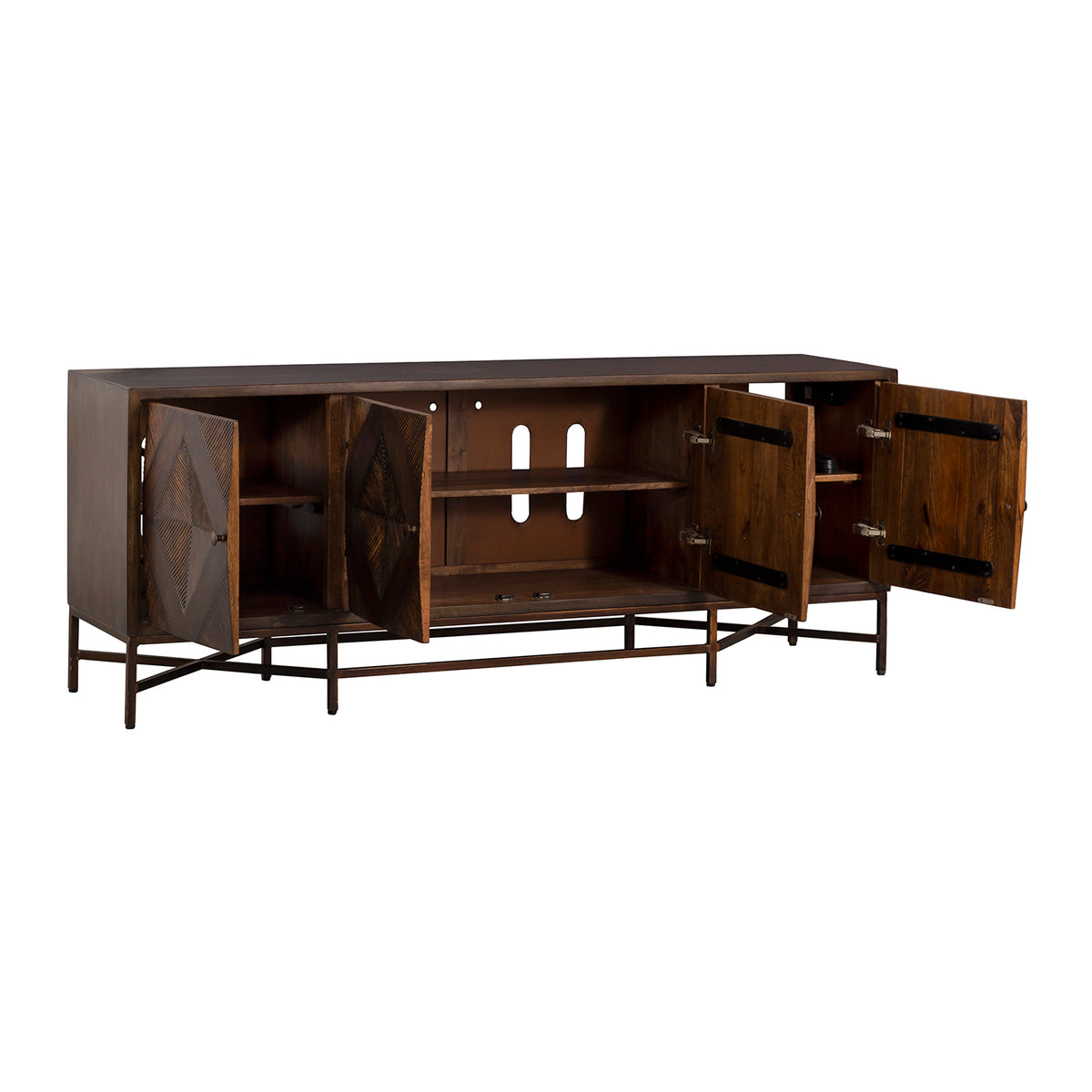 Fairfield Chair Sundries Palm Leaf Credenza