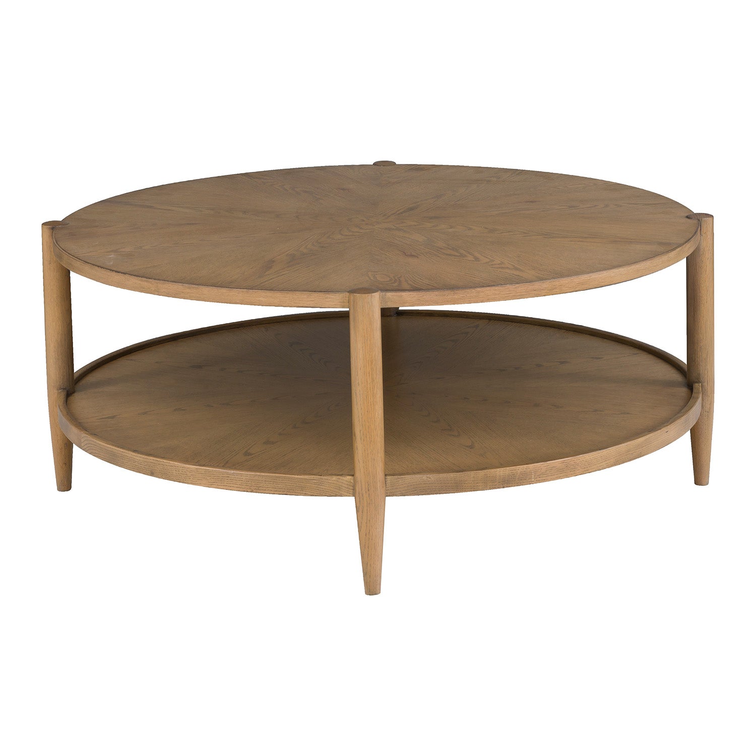 Fairfield Chair Maxwell Sunlit Oak Round Cocktail Table