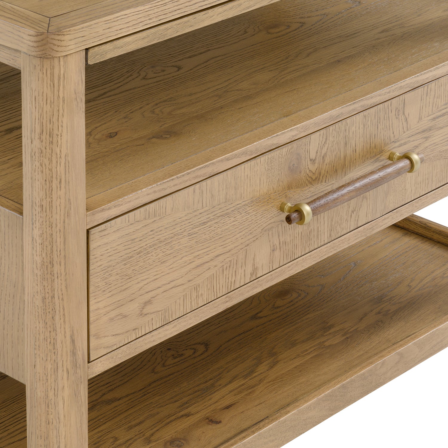 Maxwell Sunlit Oak Nightstand Set of 2 product highlight