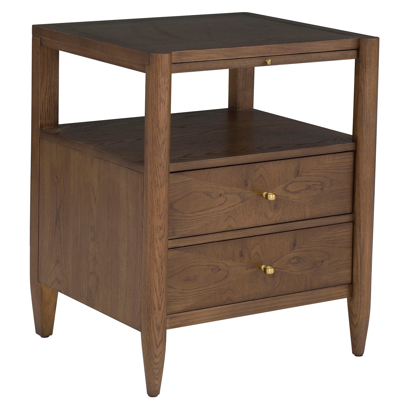 Fairfield Chair Maxwell Caramel Petite Nightstand Set of 2
