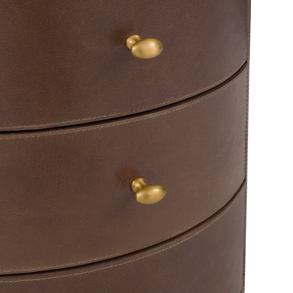 Fairfield Chair Dimitri Three Drawer Round End Table Set of 2