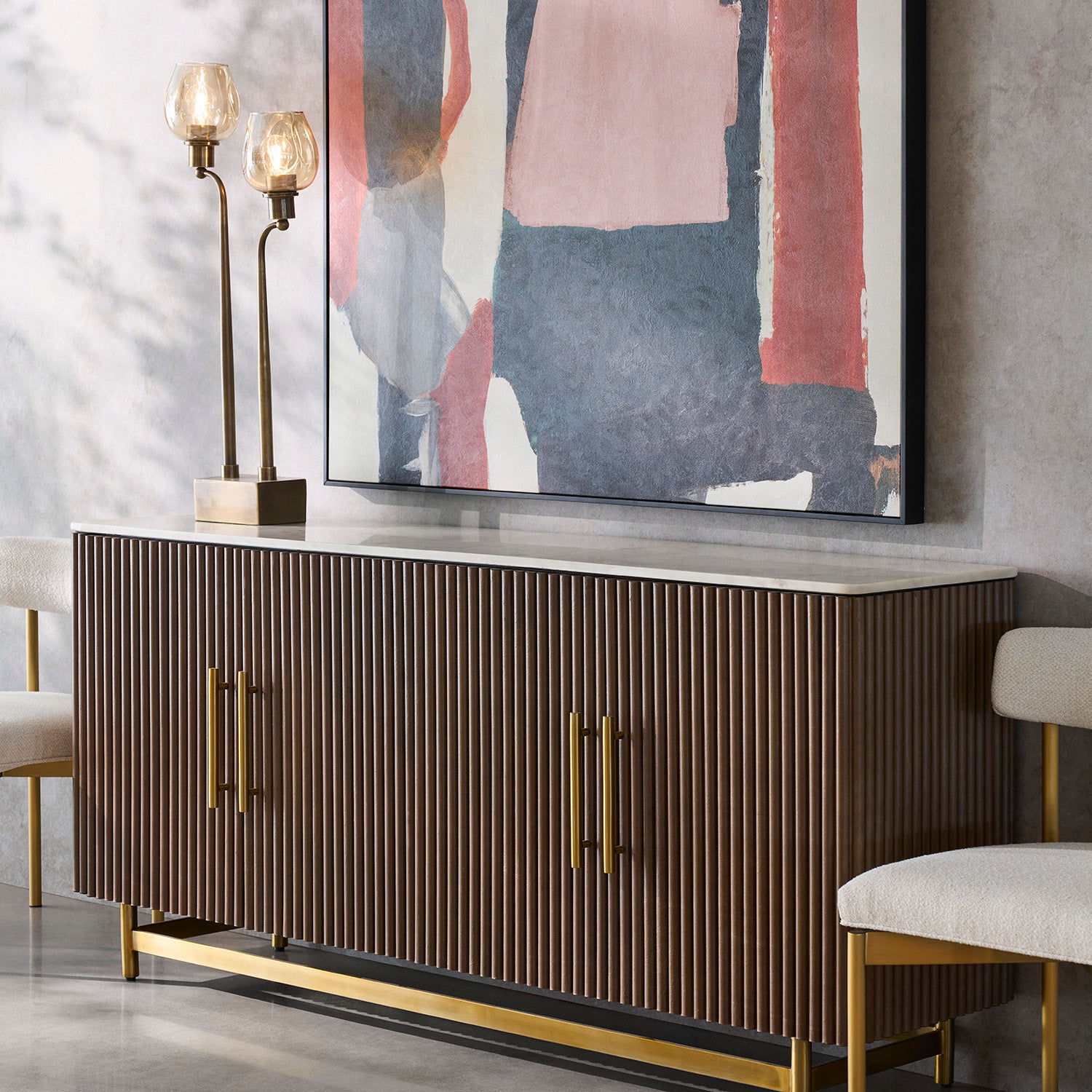 Fairfield Chair Dimitri Four Door Credenza