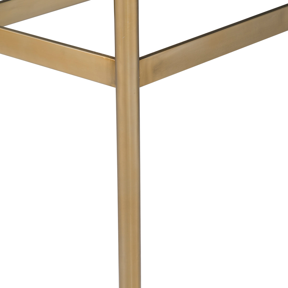 Fairfield Chair Dimitri Leather Wrapped Rectangular Console Table