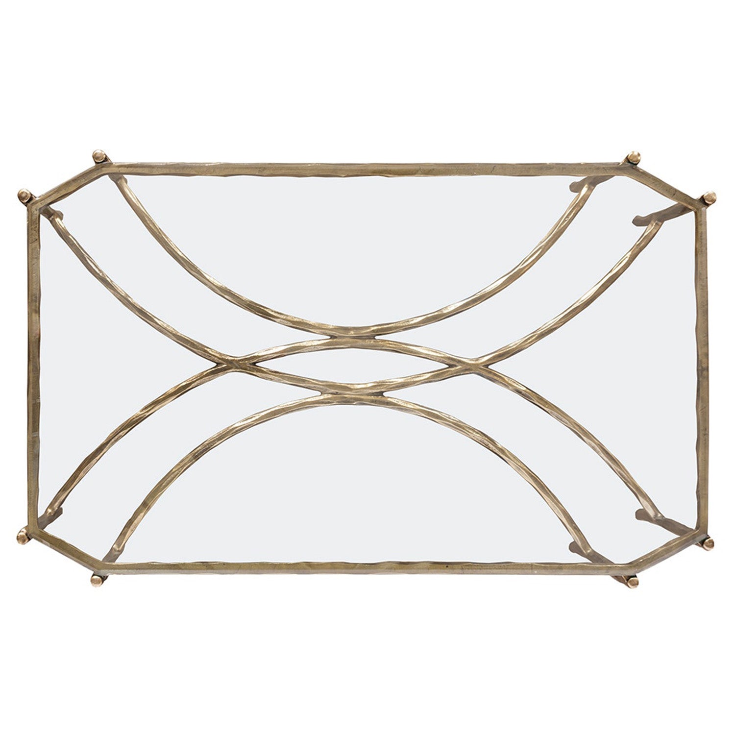 Fairfield Chair Monier Glass Cocktail Table