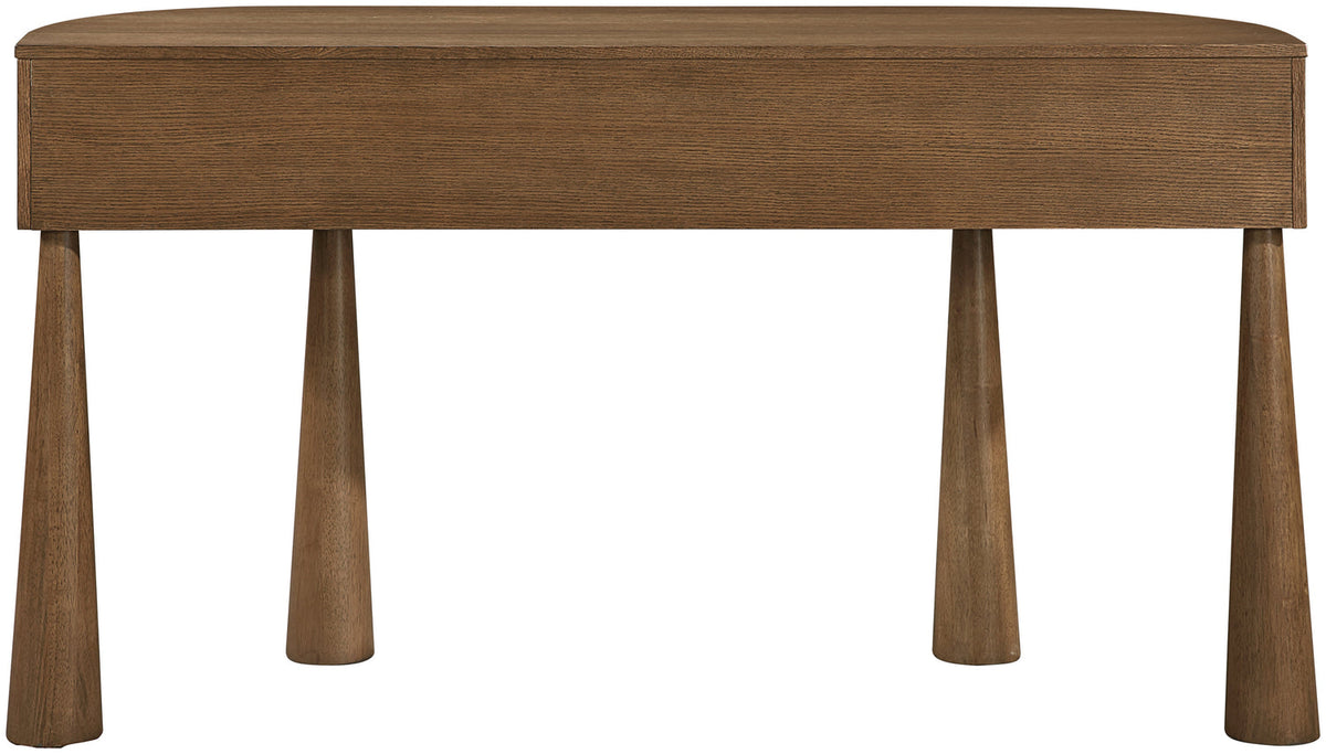 Oasis Brown Acacia Veneer And Solid Wood Console Table