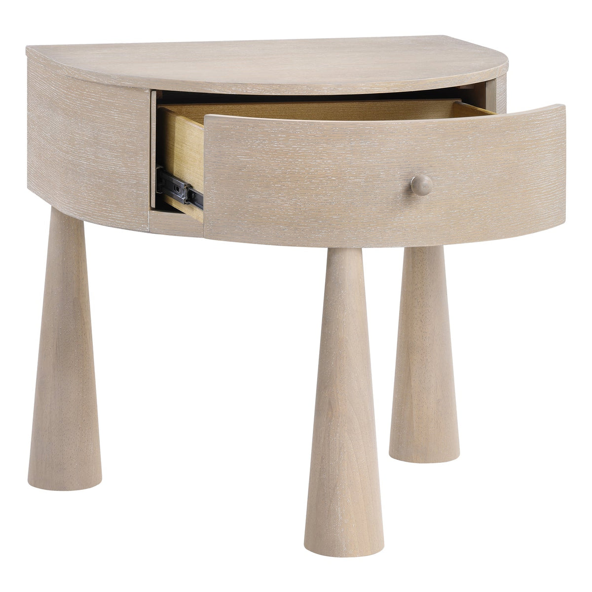 Oasis 23.75in Natural Acacia Veneer And Solid Wood Nightstand Set of 2