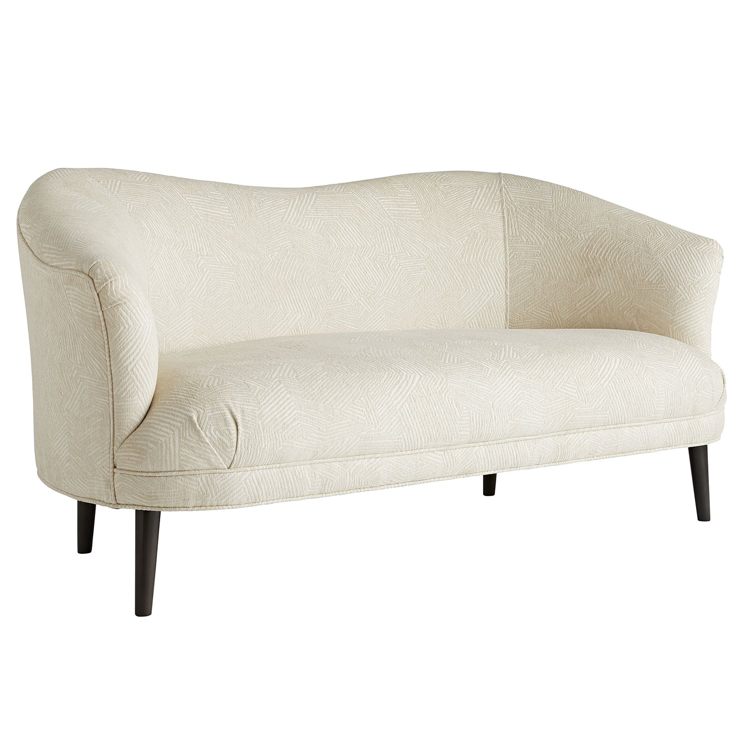 Arteriors Duprey Textured Ivory Gray Ash Settee