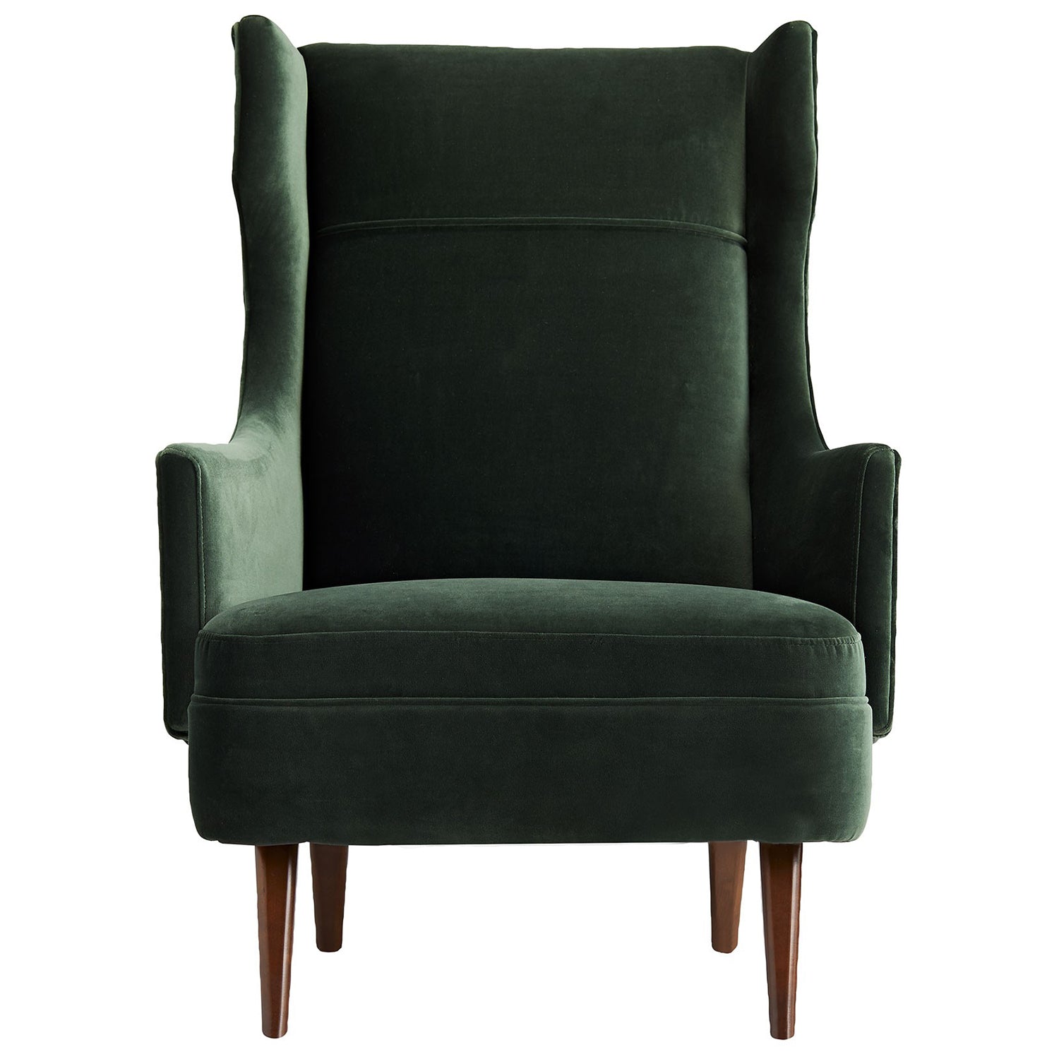 Arteriors Budelli Forest Velvet Wing Chair