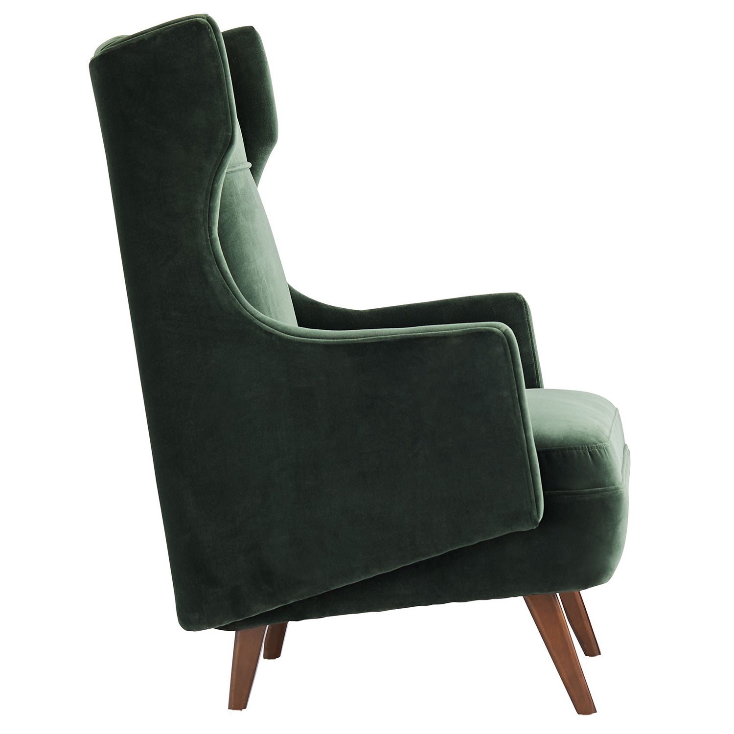 Arteriors Budelli Forest Velvet Wing Chair