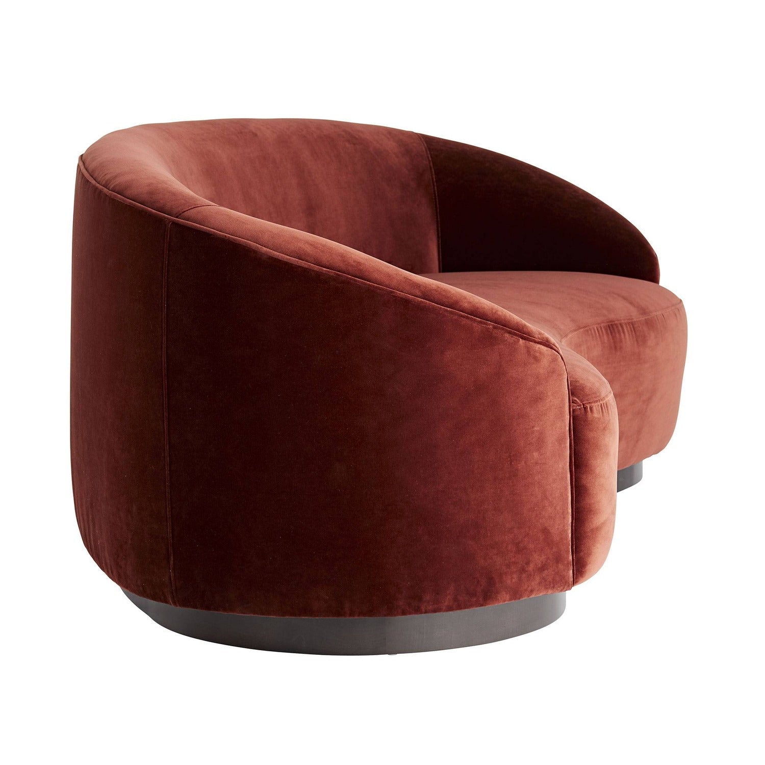 Arteriors Turner Paprika Velvet Small Sofa