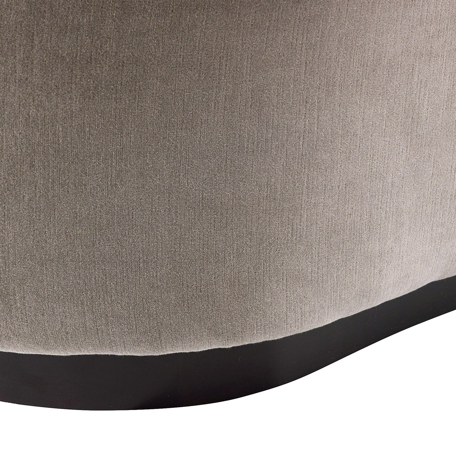 Arteriors Turner Sharkskin Velvet Gray Ash Right Arm Chaise