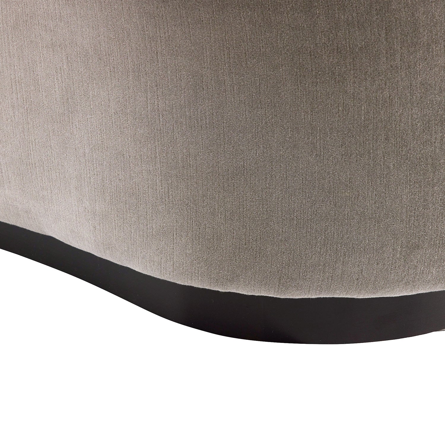 Arteriors Turner Sharkskin Velvet Gray Ash Right Arm Chaise
