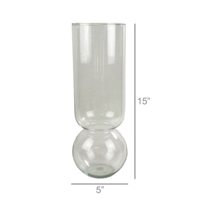 Bulb Clear Vase