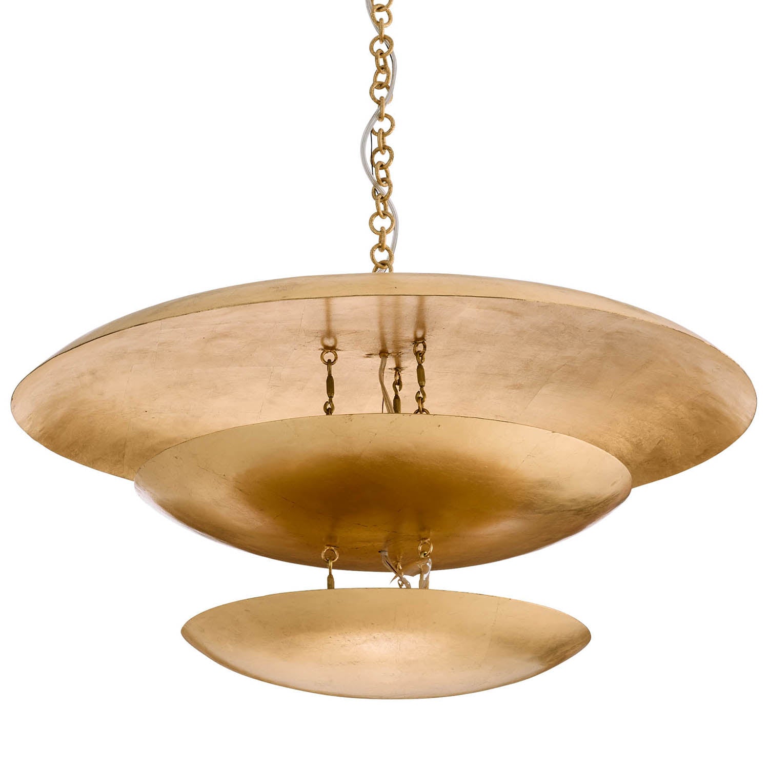 Arteriors Florko Gold Leaf Chandelier